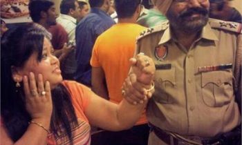 Comedian Bharti is arrested by the Punjab Police . You must be surprised , thinking what the hell she did that police had to arrest her . So , the image of the Bharati taken during the shooting of upcoming Punjabi film"Mundeyan Ton Bachke Rahin". In this photo , carrying Bharti is arrested by the police . The film Mundeyan Ton Bachke Rahin Bharti is in the lead role . Bharti 's film going to be released on May 30 . Bharti is Known by Every Child these days because she likes to do the TV show which has proved the importance of his artistry to make the audience laugh. Narvinder Kirpal Singh directed this movie.