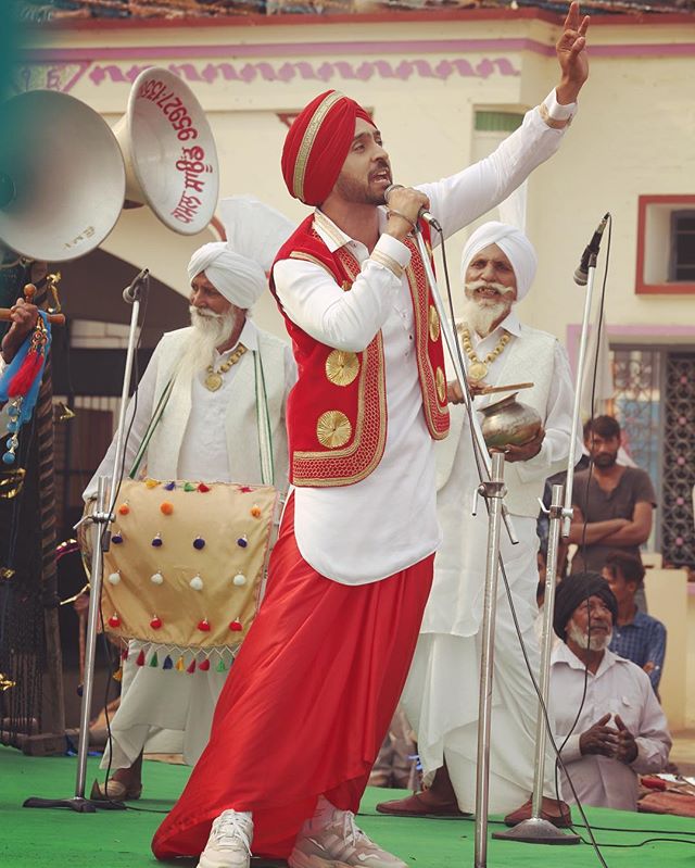 Diljit Dosanjh in punjabi traditional dress